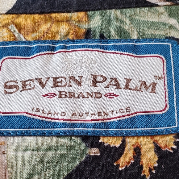 Seven Palm Island Authentics Silk/Rayon Shirt XL - Picture 8 of 8